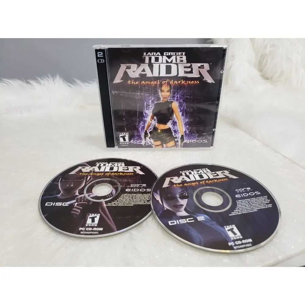 Video Game PC Tomb Raider‎ the Angel of Darkness Laura Croft